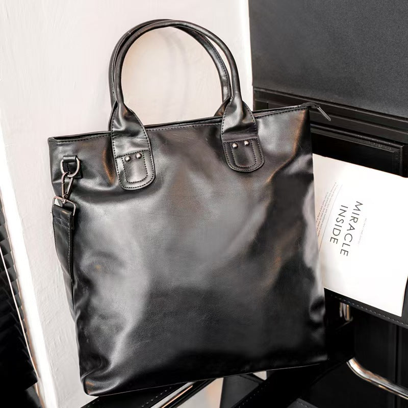 Classic Leather Tote Bag — product view 5