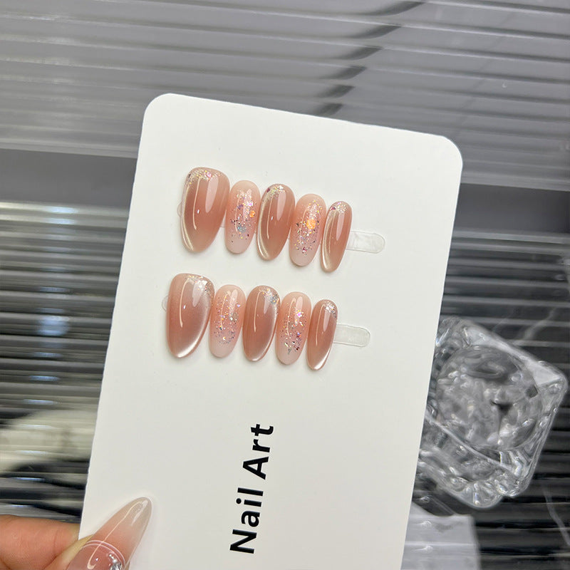 Glamorous Glitter Gradient Press-On Nails — product view 3