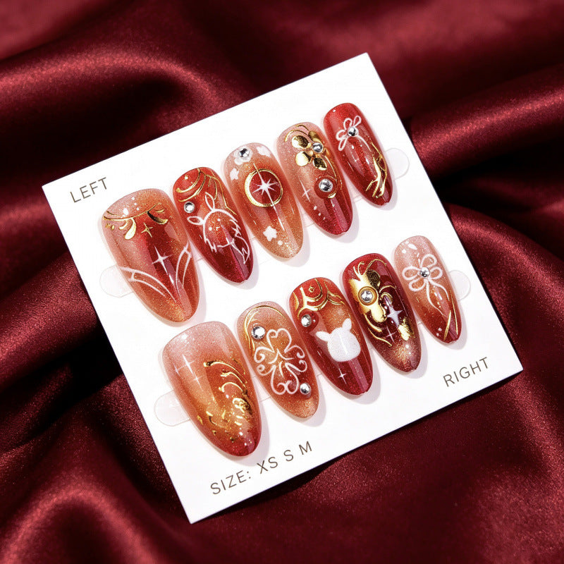 Elegant Artistic Press-On Nail Collection — product view 2