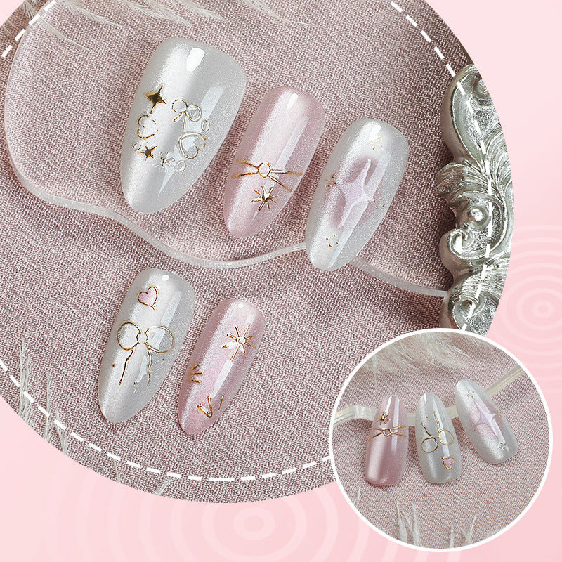 Decorative Acrylic Press-On Nail Art Set — product view 4