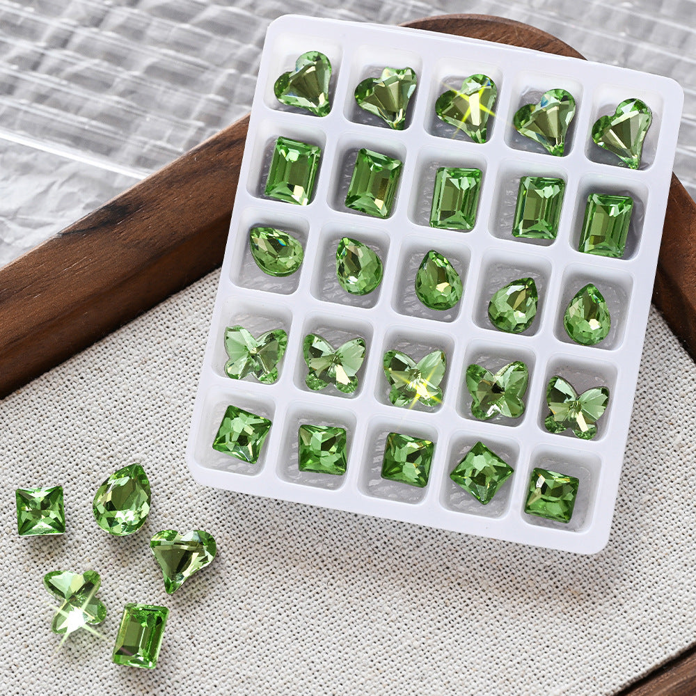 Decorative Resin Nail Art Gem Set — product view 3