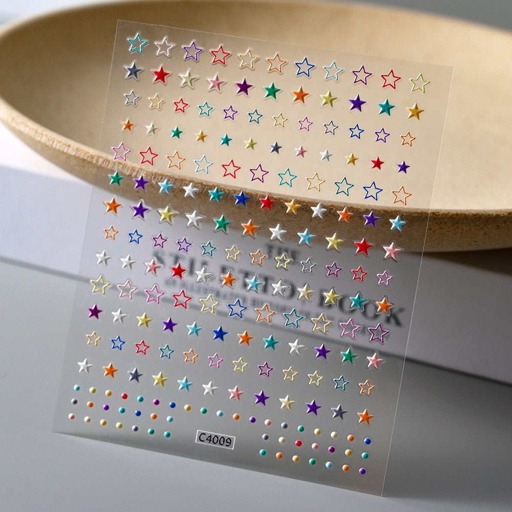 Decorative Star Nail Art Stickers — product view 7
