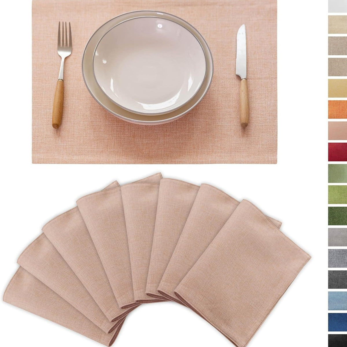Elegant Dining Table Placemat Bowlift — product view 2