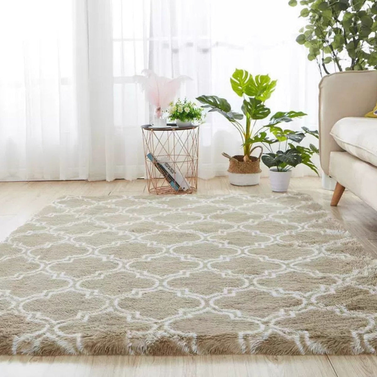 Cozy Shag Area Rug Bowlift — product view 4