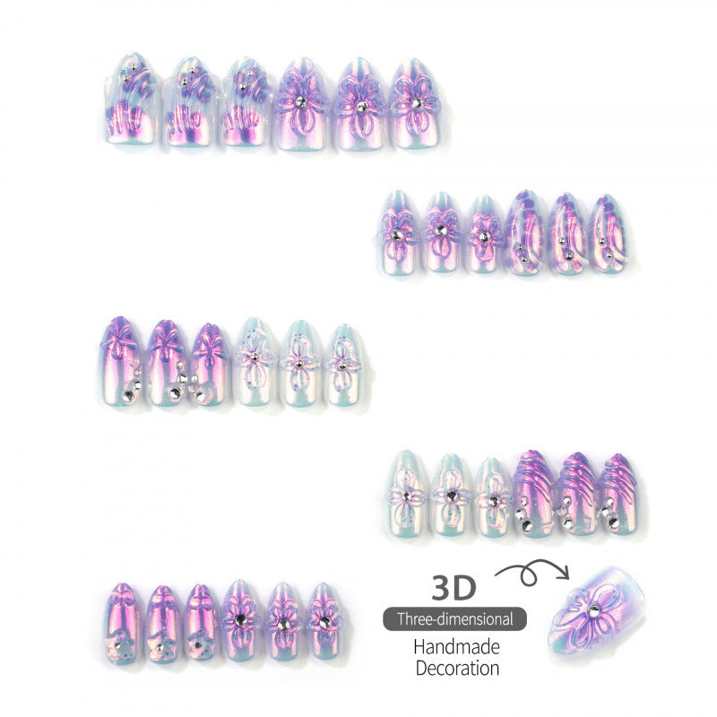 Decorative Floral Press-On Nails 1790736469 — product view 3