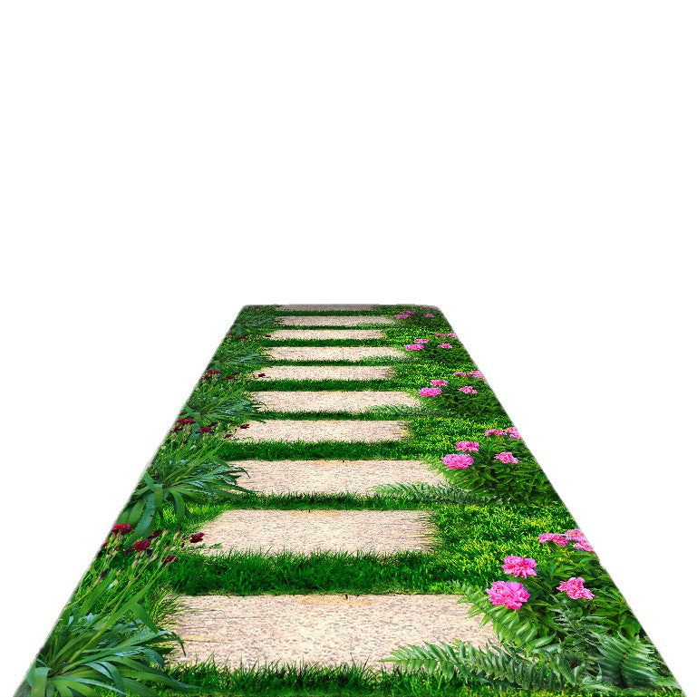 Garden Pathway Visual Area Rug Bowlift — product view 5