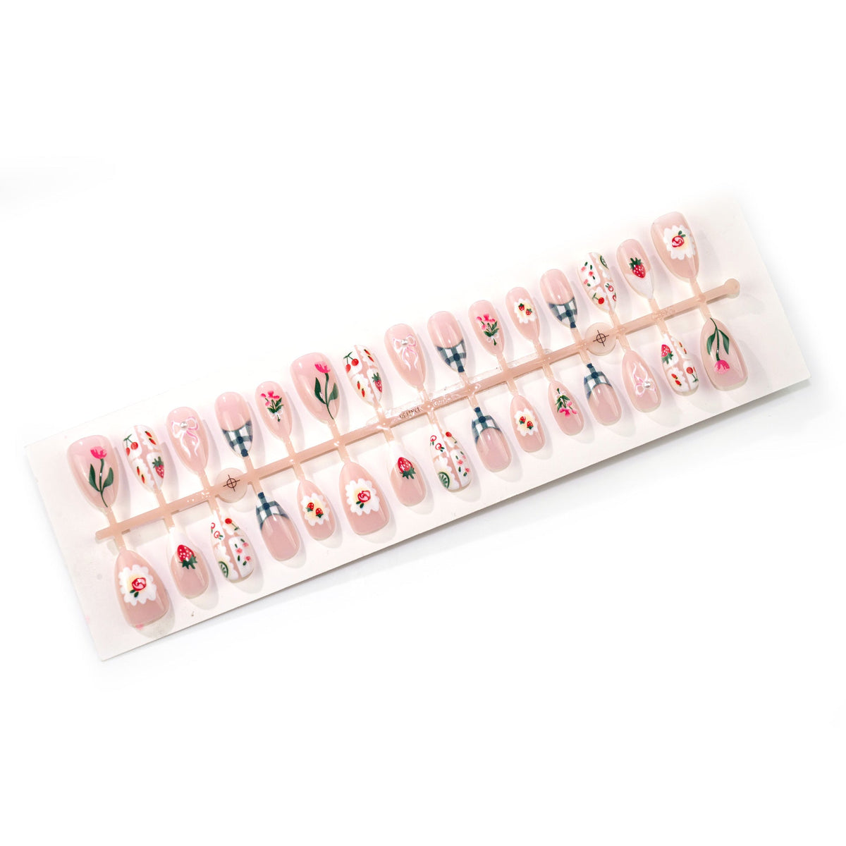 Artistic Floral Acrylic Nail Set — product view 5