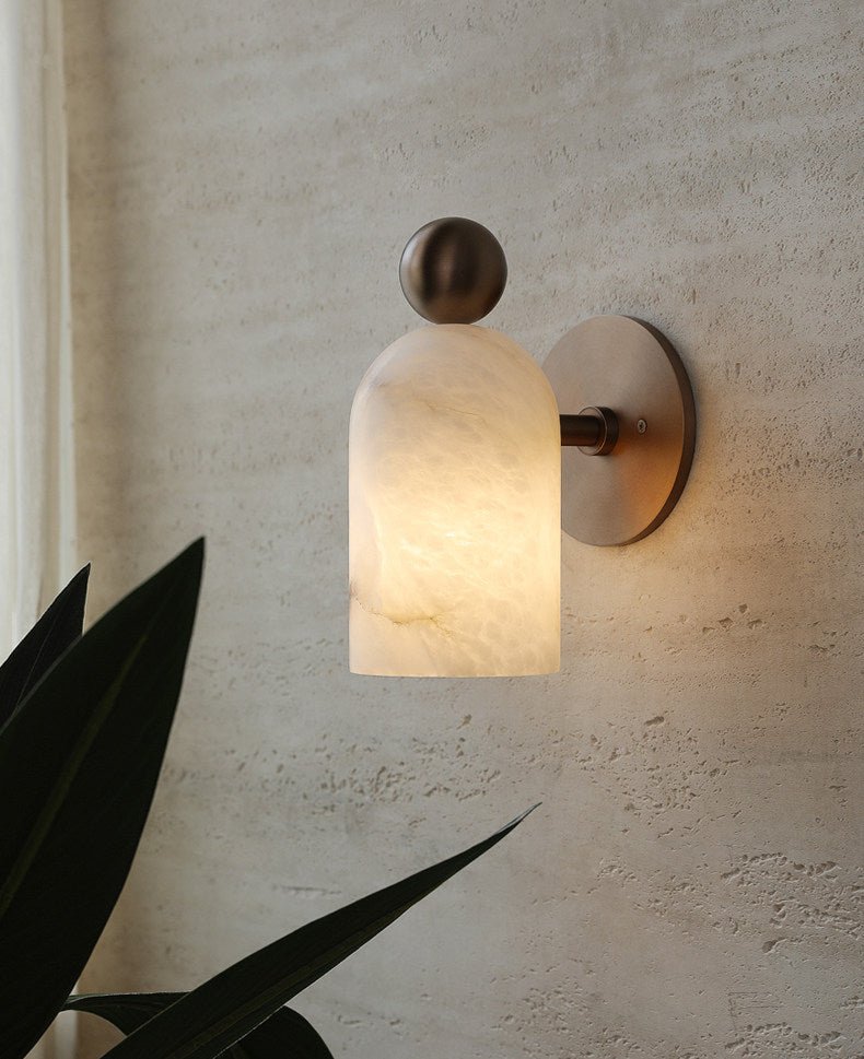 Orbit Alabaster Wall Sconce — product view 6