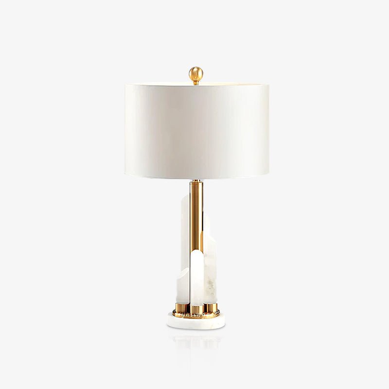 Olvenor Cylindrical Alabaster Table Lamp — product view 3