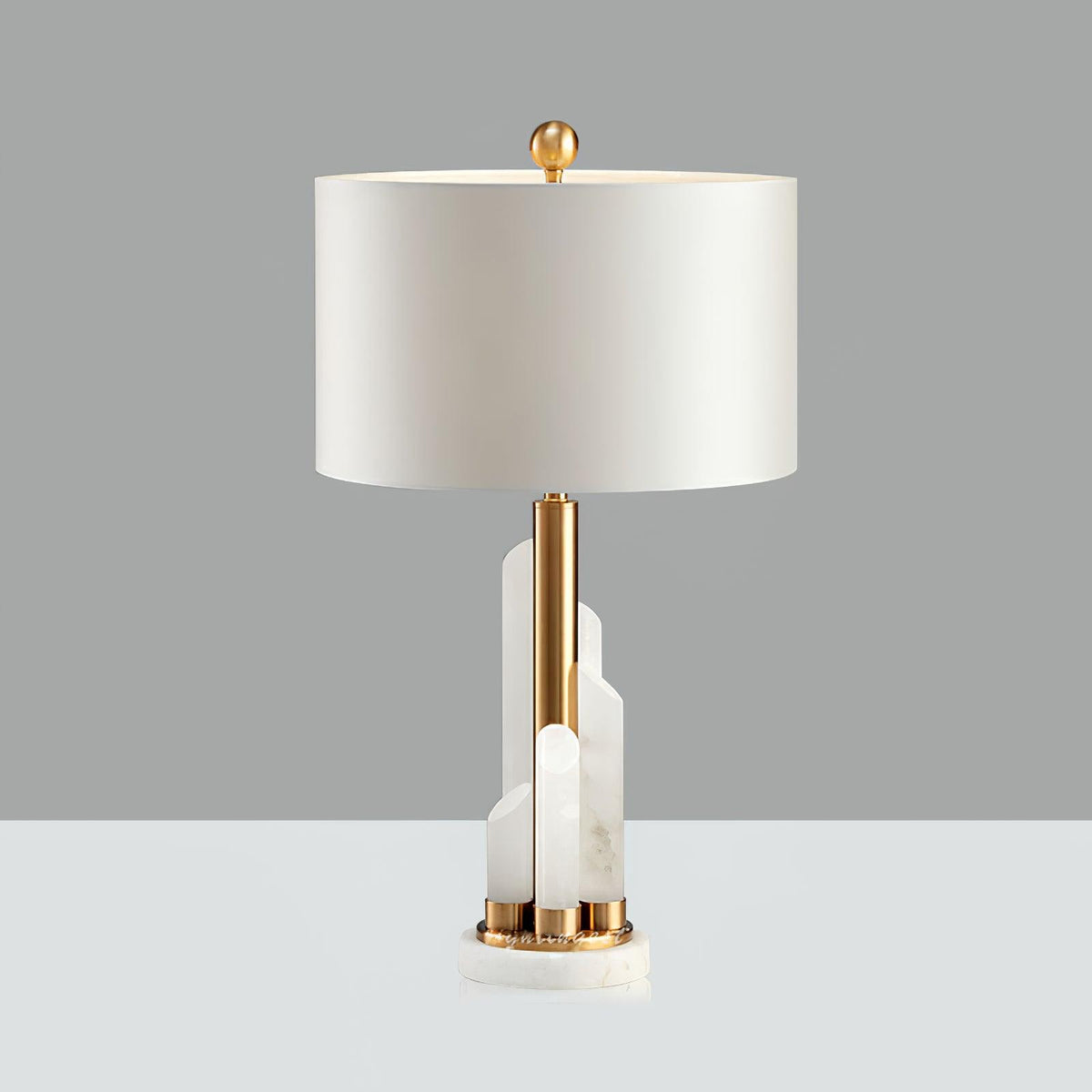 Olvenor Cylindrical Alabaster Table Lamp — product view 2