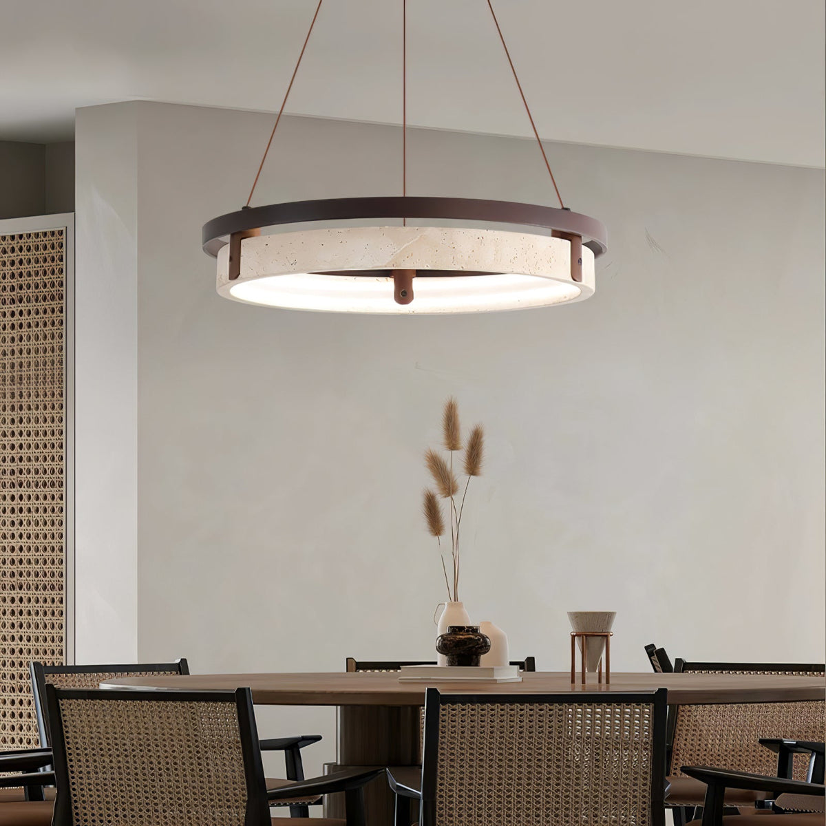 Veraearae Travertine Pendant Light — product view 7