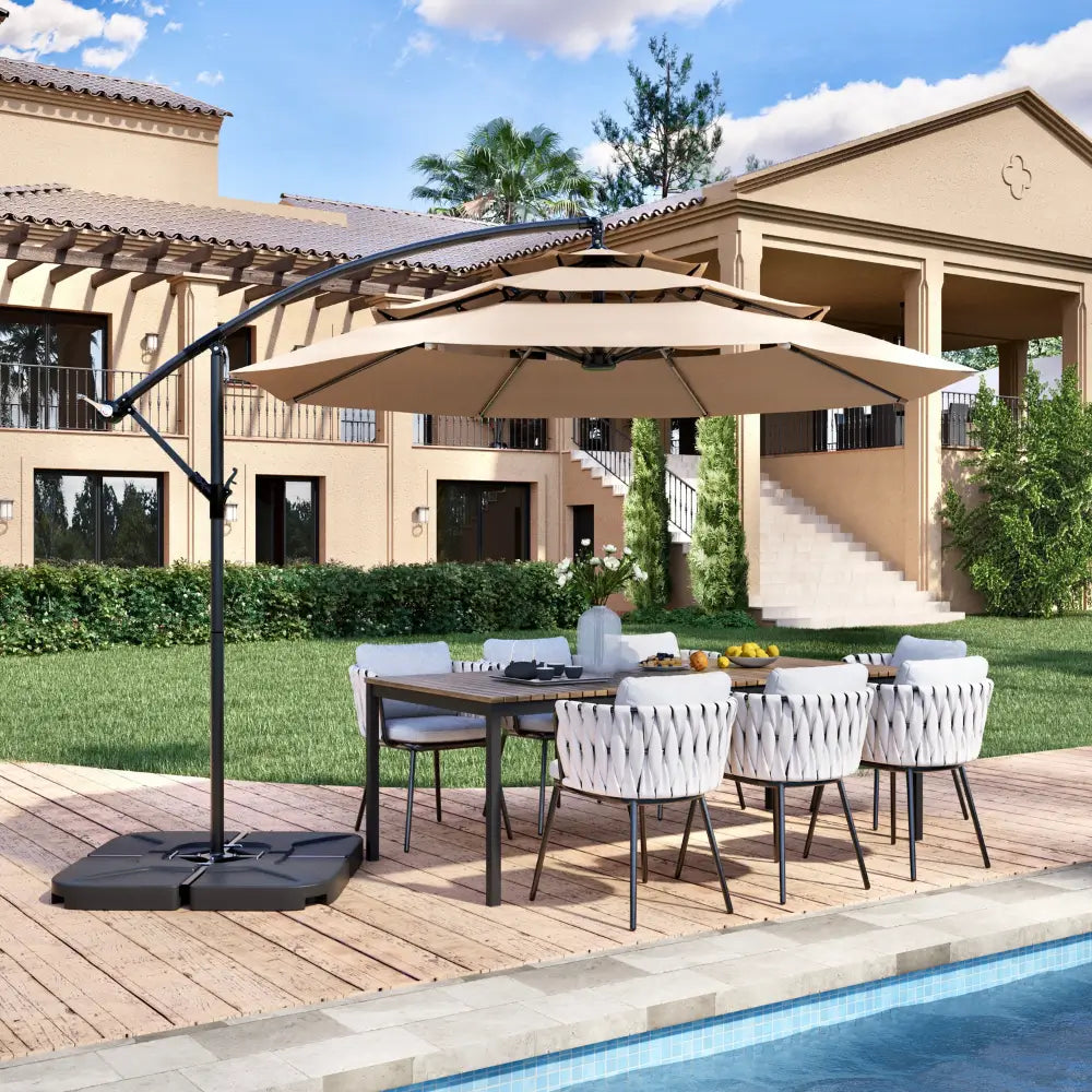 4-Piece Water or Sand Patio umbrella base — product view 2