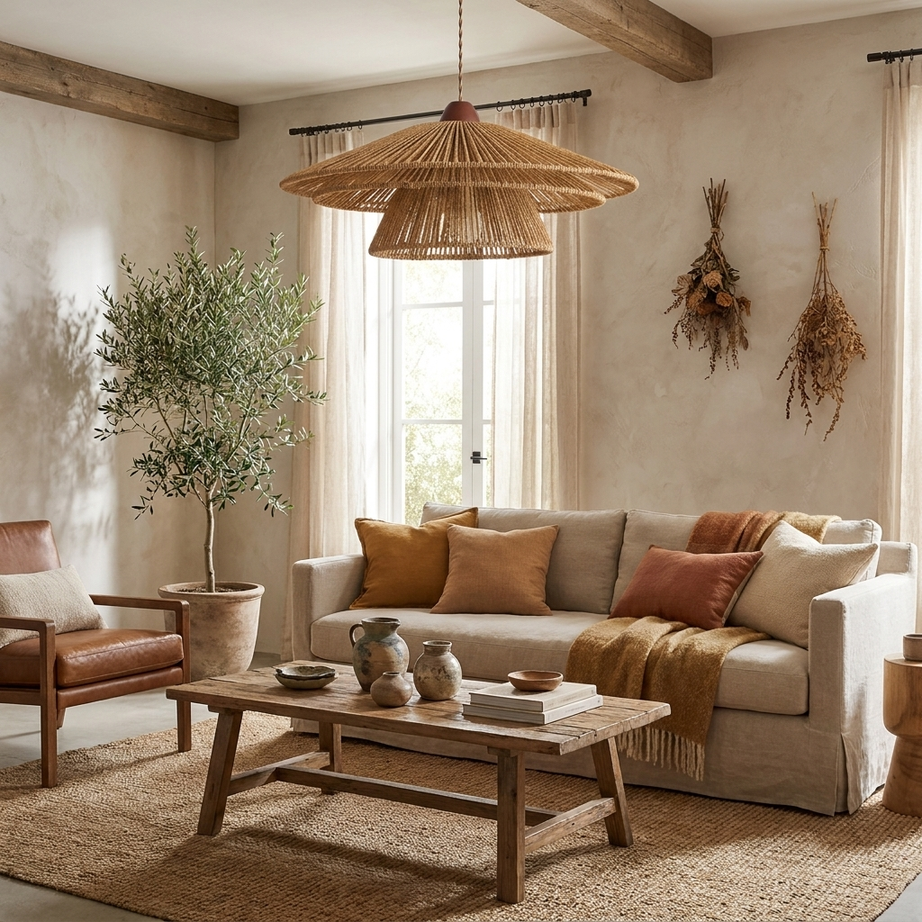 Pagoda Paper Twine Pendant Lamp — product view 7