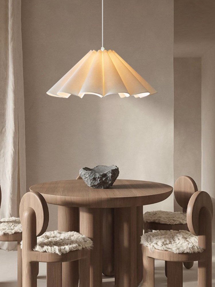 Parasol Pleated Fabric Pendant Light — product view 3