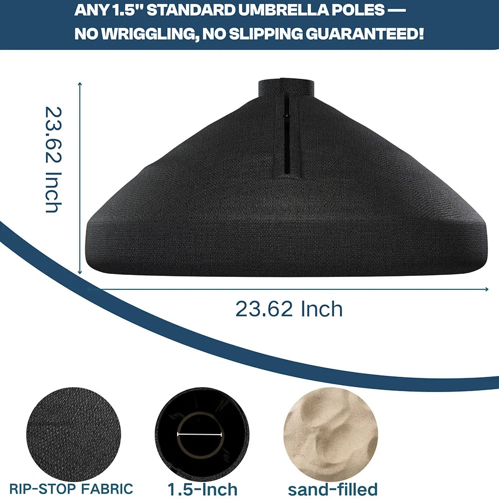 Fillable Sand Bag Umbrella Base — product view 5