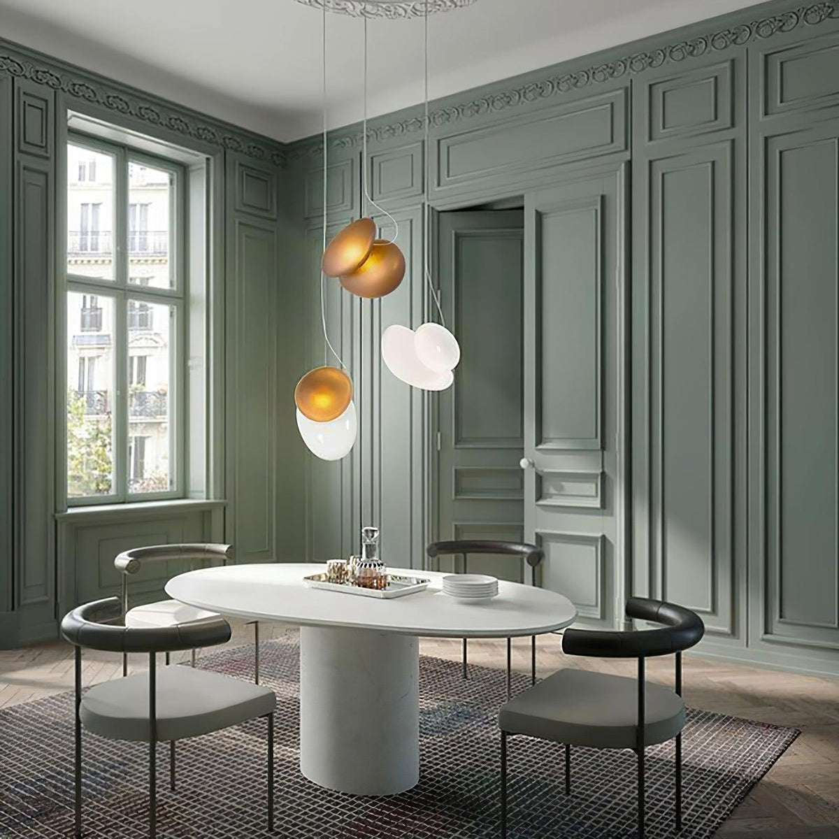 Frosted Glass Pendant Light — product view 4