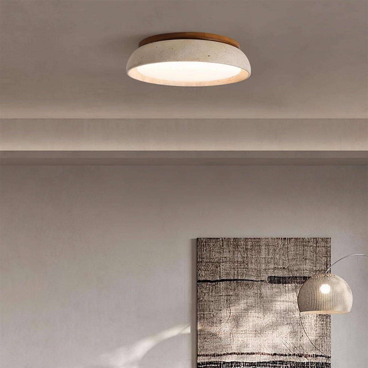 Kloris Ceiling Light Piedra Travertine — product view 7