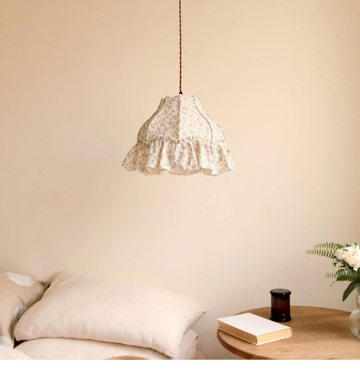 Posy Ruffled Floral Pendant Light — product view 7