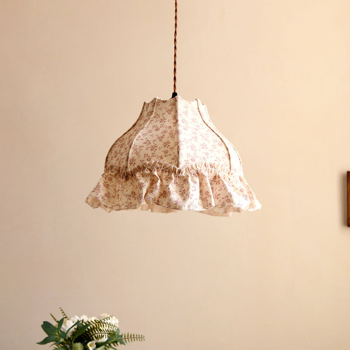 Posy Ruffled Floral Pendant Light — product view 3