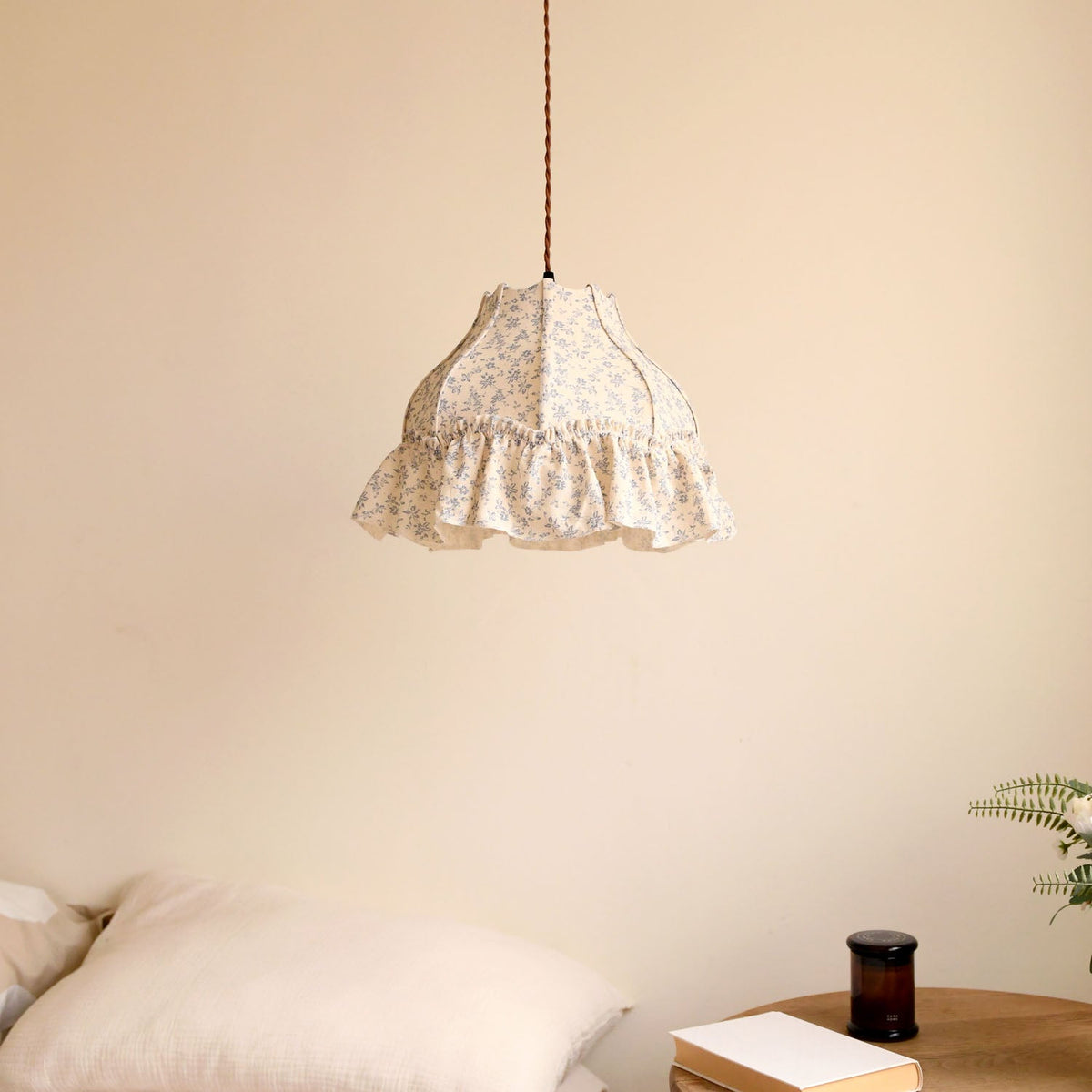 Posy Ruffled Floral Pendant Light — product view 4