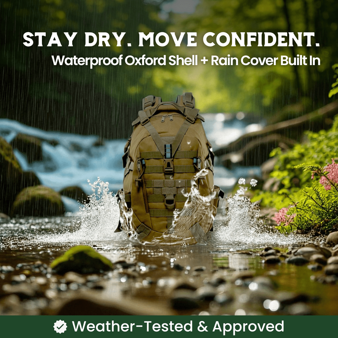 LoungeYard | 40L outdoor rucksack with waterproof military quality — product view 2