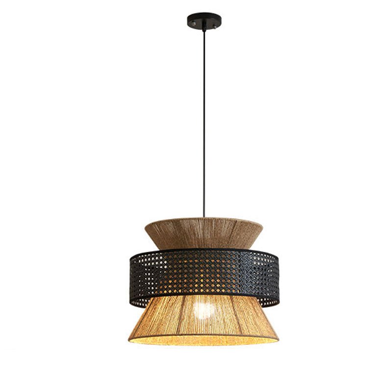 Reed Woven Rattan Pendant Light — product view 6