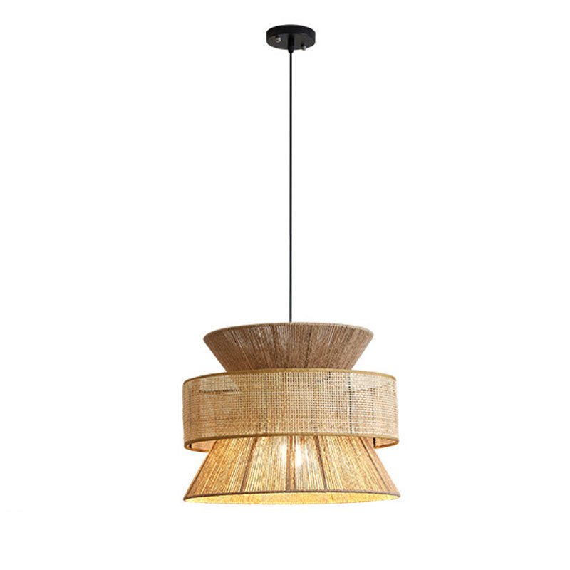 Reed Woven Rattan Pendant Light — product view 5