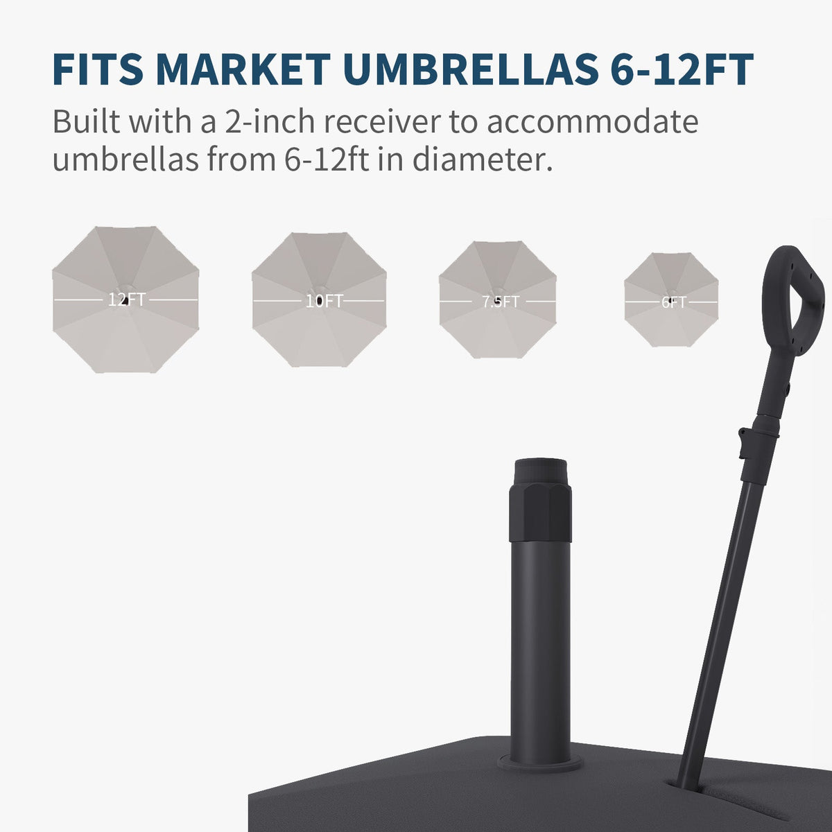 Removable Base with Handle — product view 6