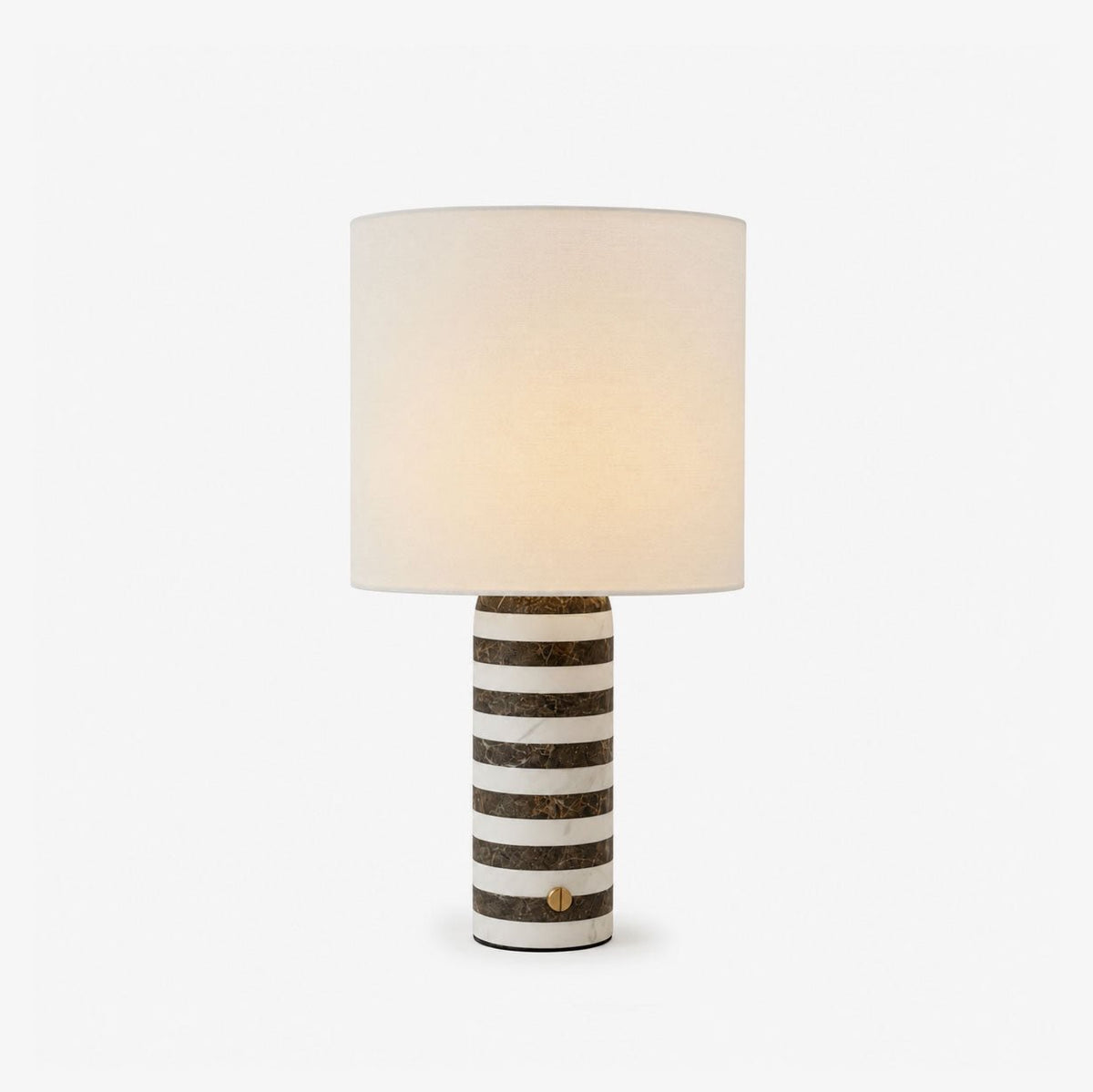 Rivelle Striped Marble Table Lamp — product view 1