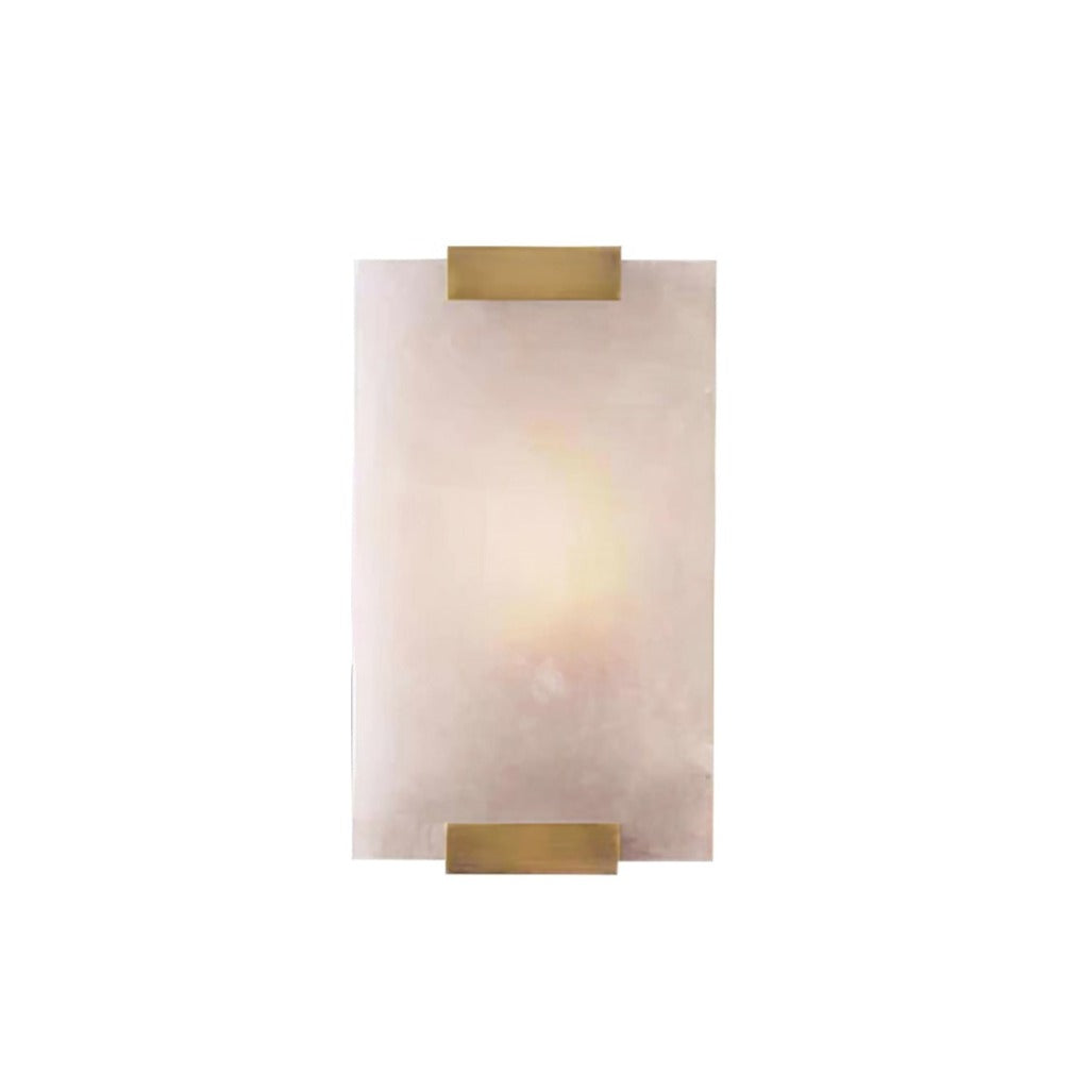 Roux Wall Lamp with Alabaster Panel Glow — product view 2