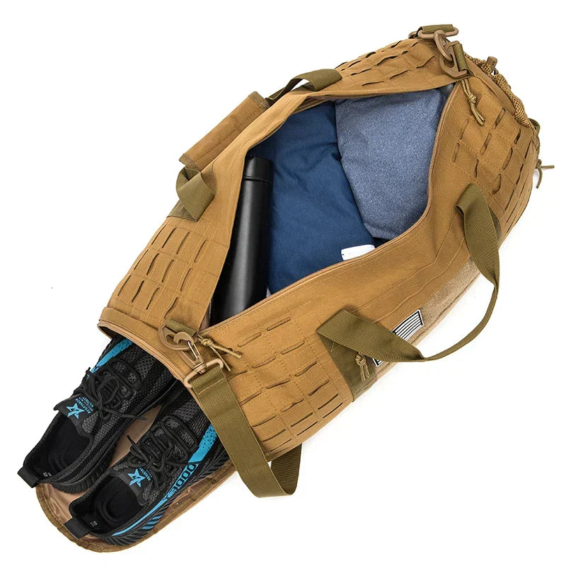 LoungeYard | Gym Bag Tactical 40L Military Sports Holdall — product view 4