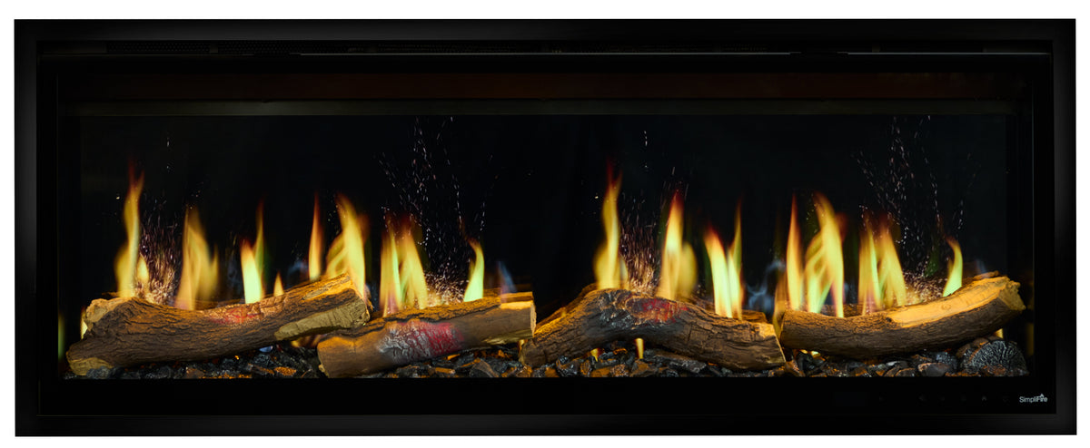 Simplifire Allusion Edge Built-in Linear Electric Fireplace — product view 4