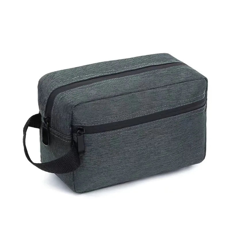 LoungeYard | Traveluxe Culture & Cosmetic Bag | Water Repellent | Premium Leather Handle — product view 6