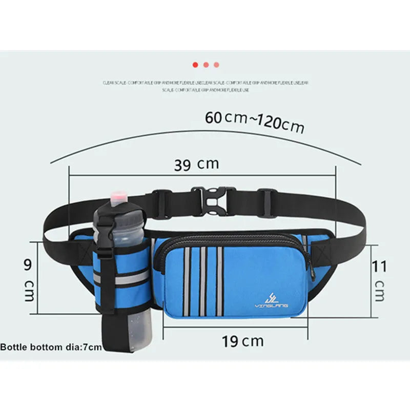 LoungeYard | Sport Water Bottle Holder Hiking Waist Bag — product view 4