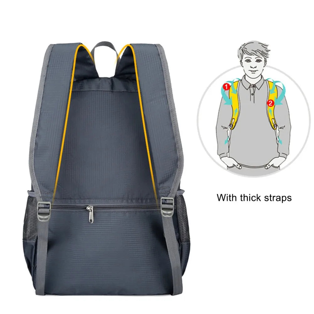 LoungeYard | Trekparo Collapsible Backpack | 30L Ultralight & Waterproof | For Hiking, Camping & Travel | Unisex Daypack — product view 4
