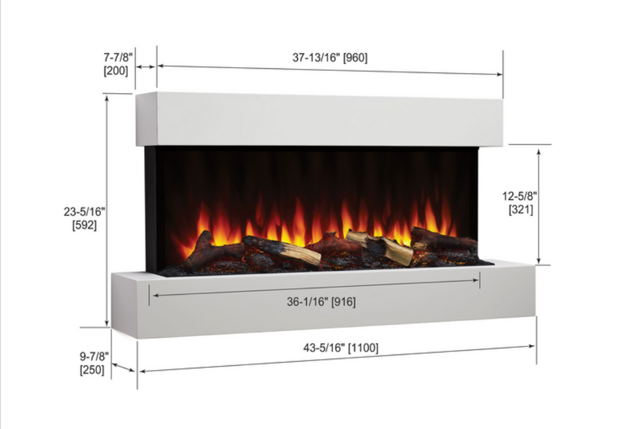 Simplifire Floating Mantel Kit - Required for Format Electric Fireplace — product view 2