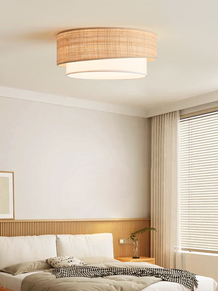Sedge Raffia Flush Mount — product view 6