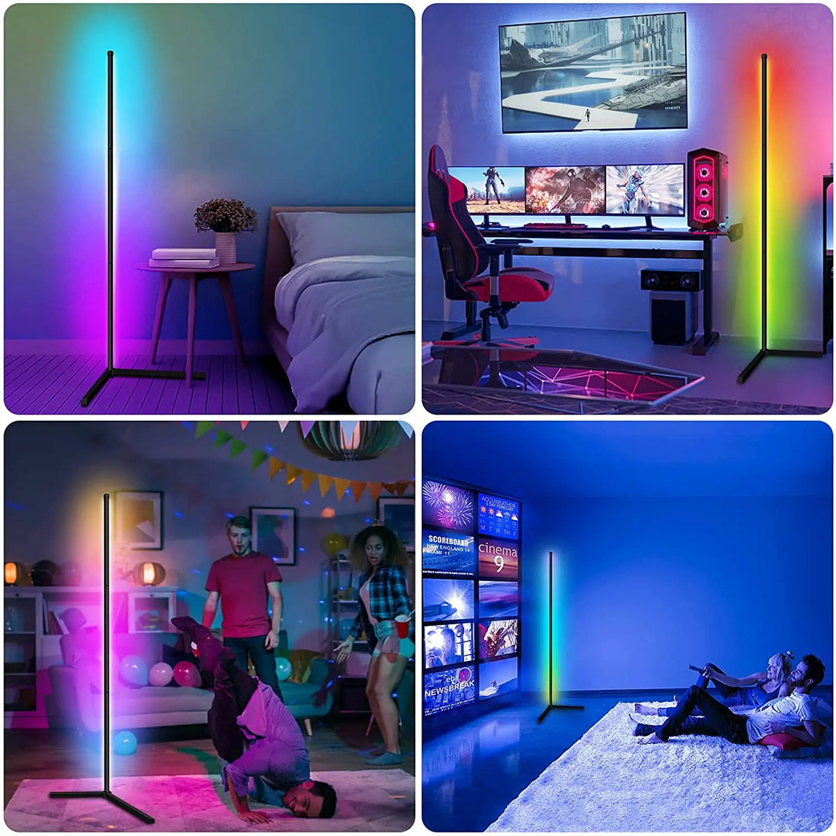 GlowBeam™ Smart Wi-Fi Corner Lamp — product view 6