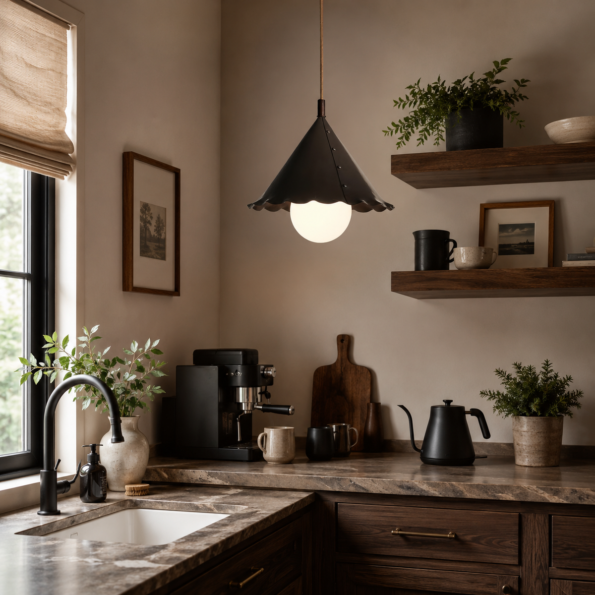 Sellwood Brass Pendant Lamp — product view 5