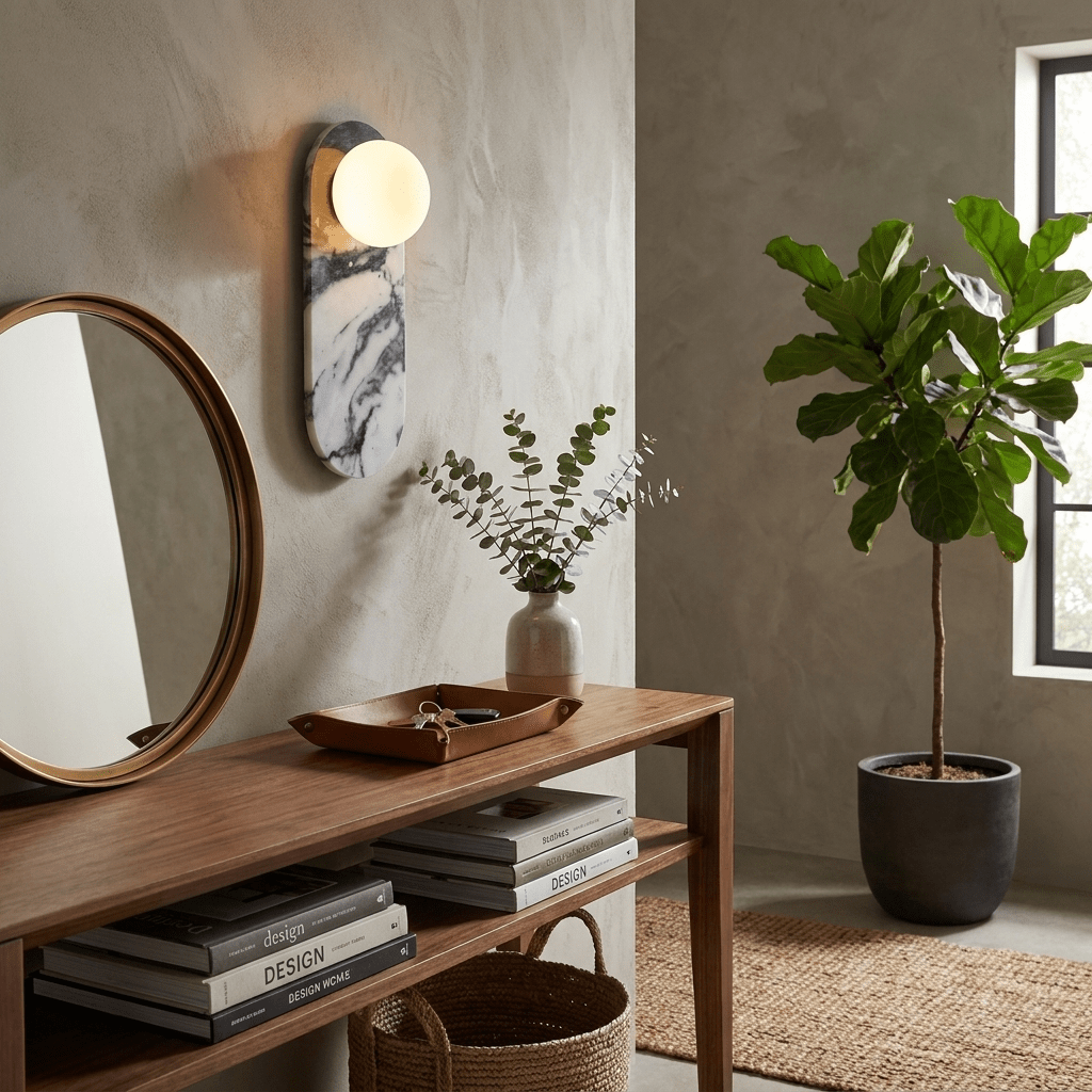 Serenne Stone Capsule Wall Sconce — product view 2