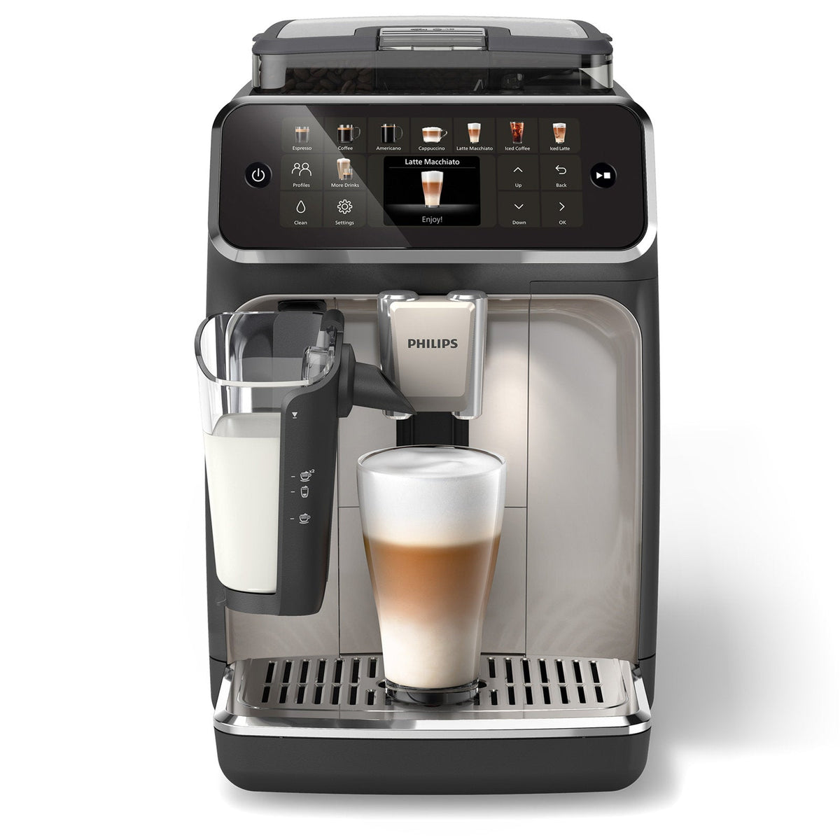 Fully Automatic Espresso Machine with Built-In Grinder — product view 1