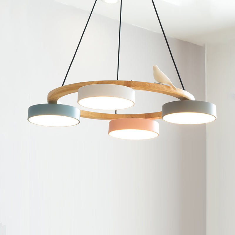 Cliff Chandelier Bird Round — product view 6