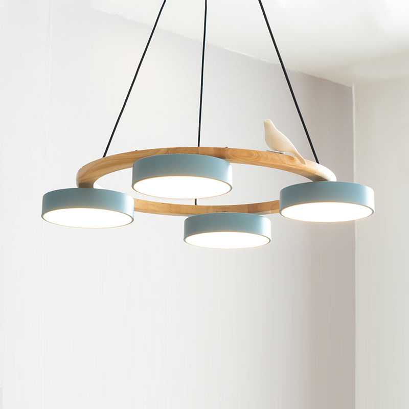 Cliff Chandelier Bird Round — product view 4