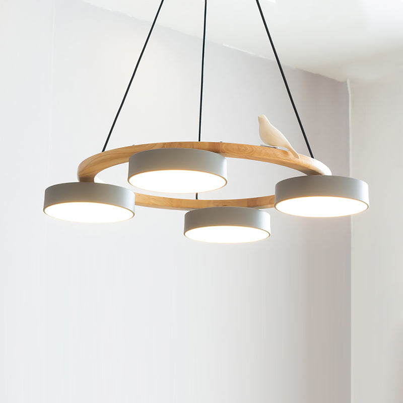 Cliff Chandelier Bird Round — product view 3