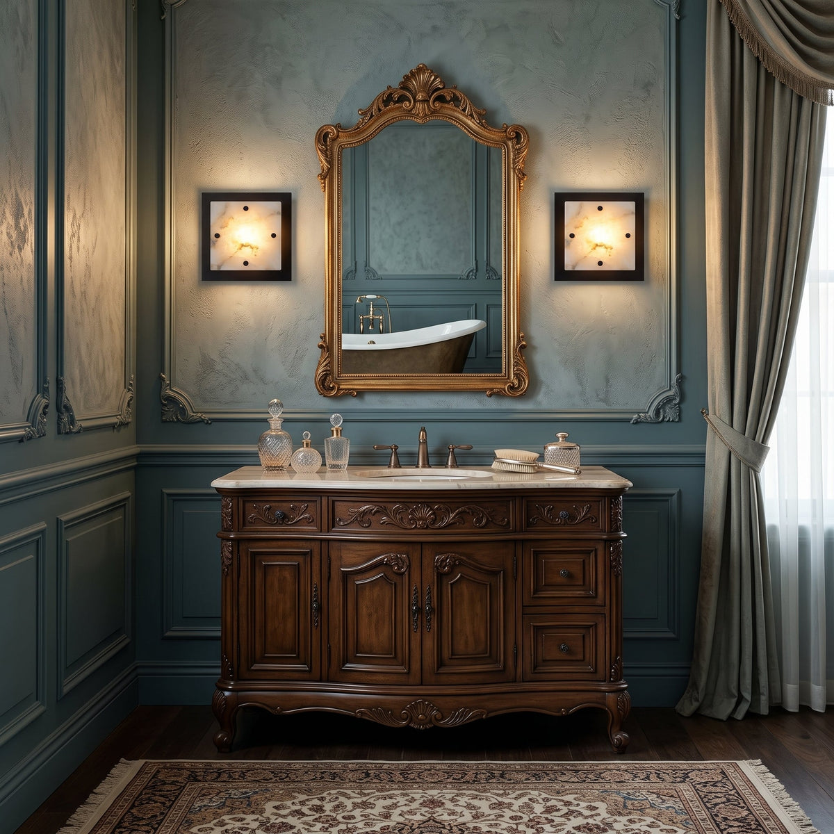Sierre Alabaster Wall Sconce — product view 4