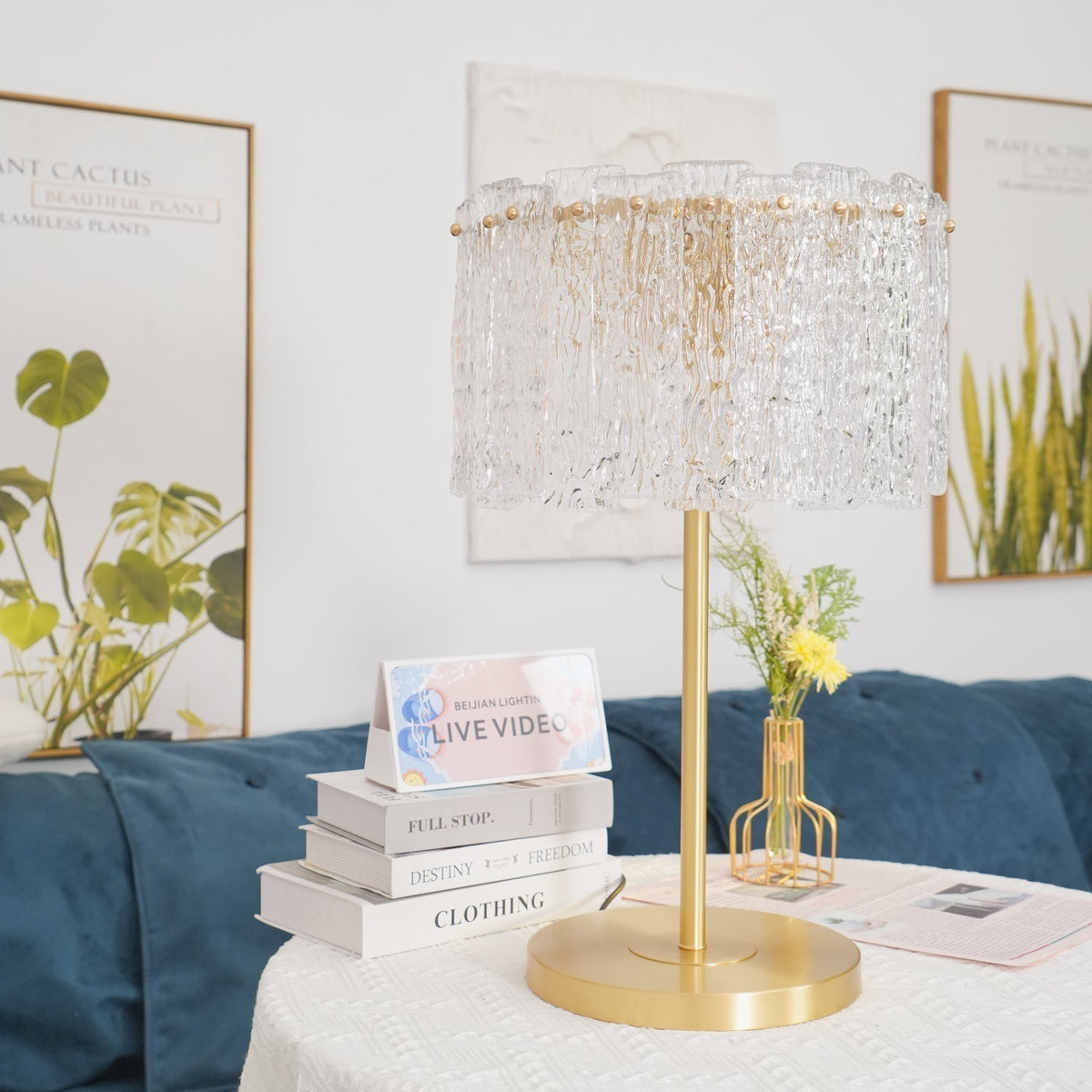 Erliren Crystal Table Lamp — product view 4