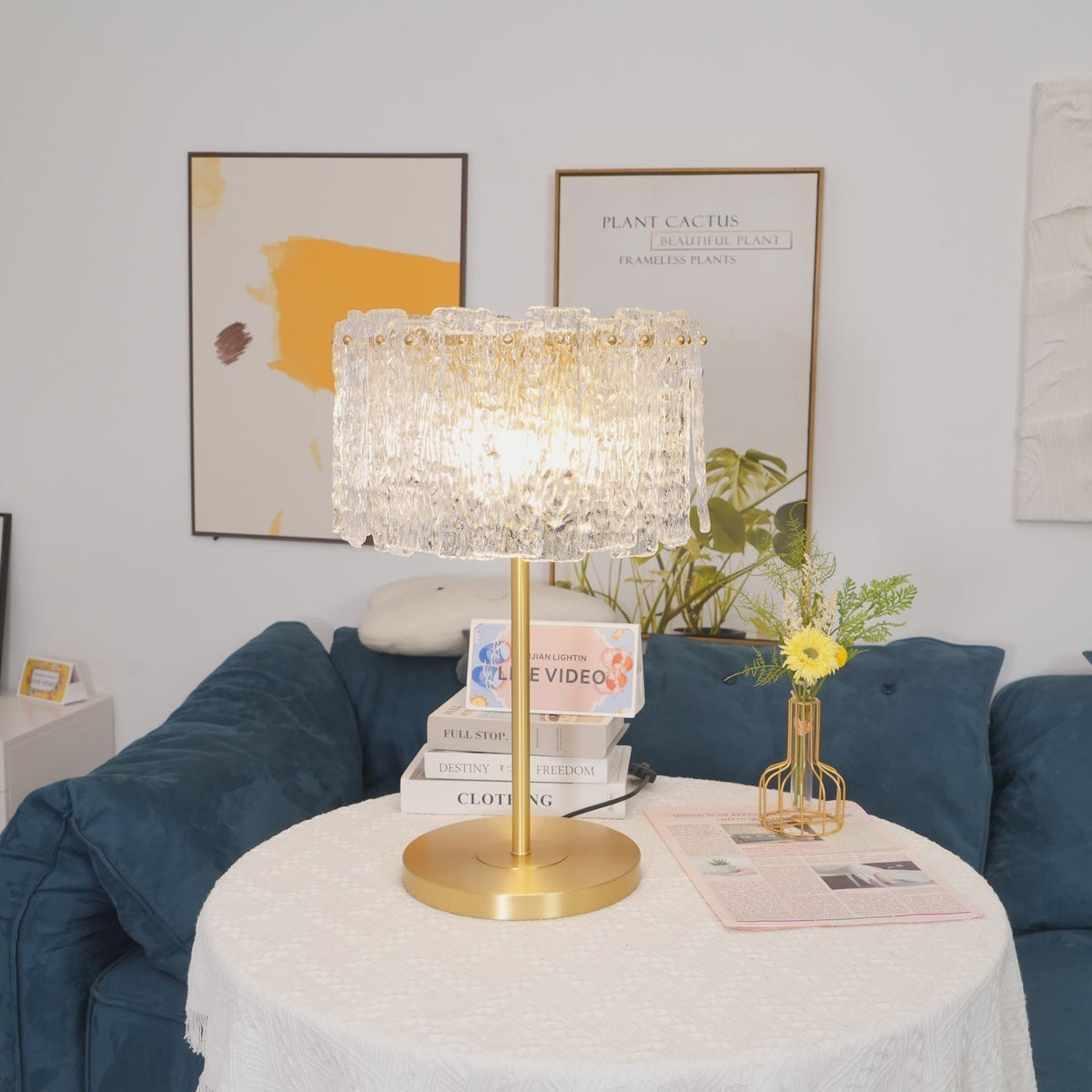 Erliren Crystal Table Lamp — product view 5