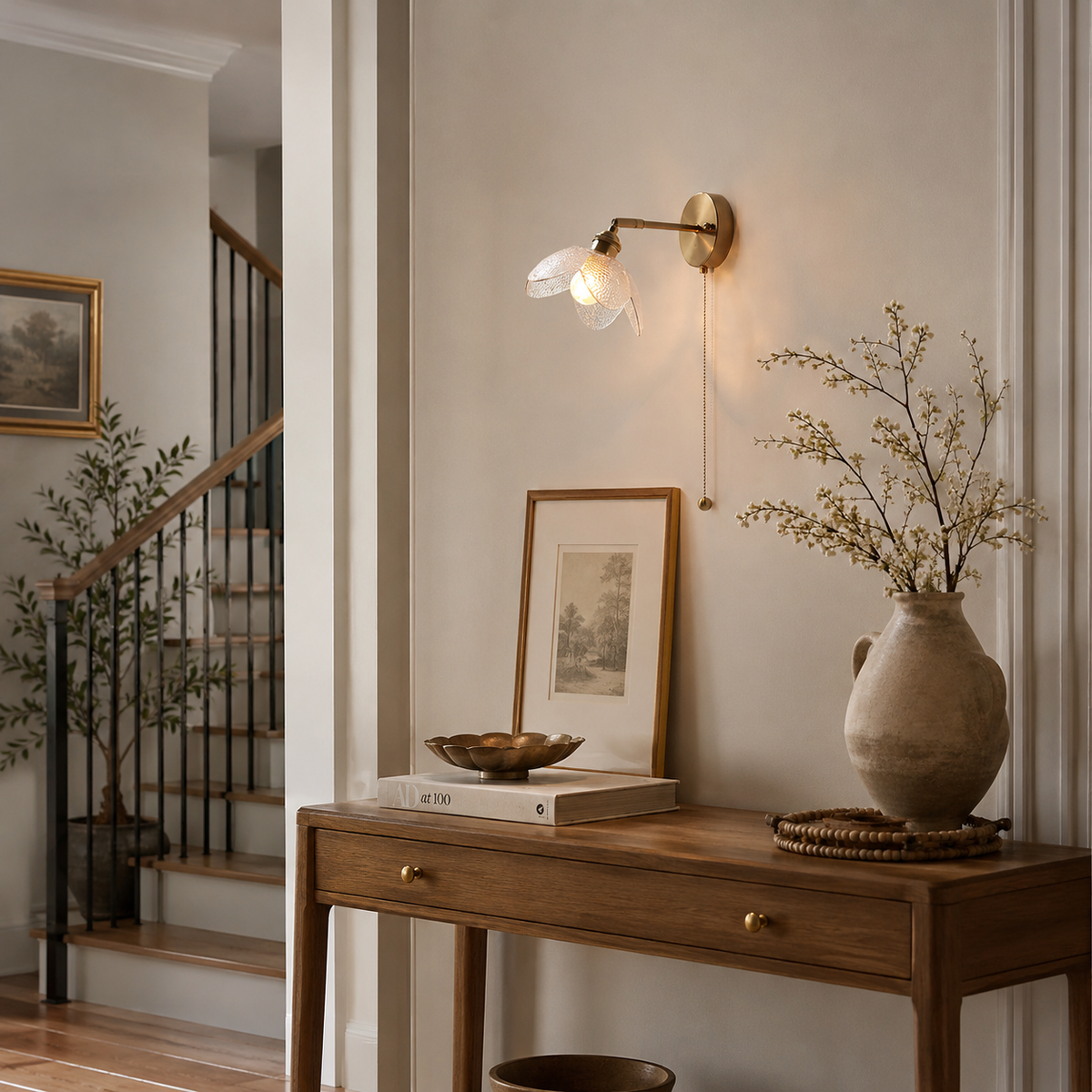 Solene Glass Wall Sconce — product view 6