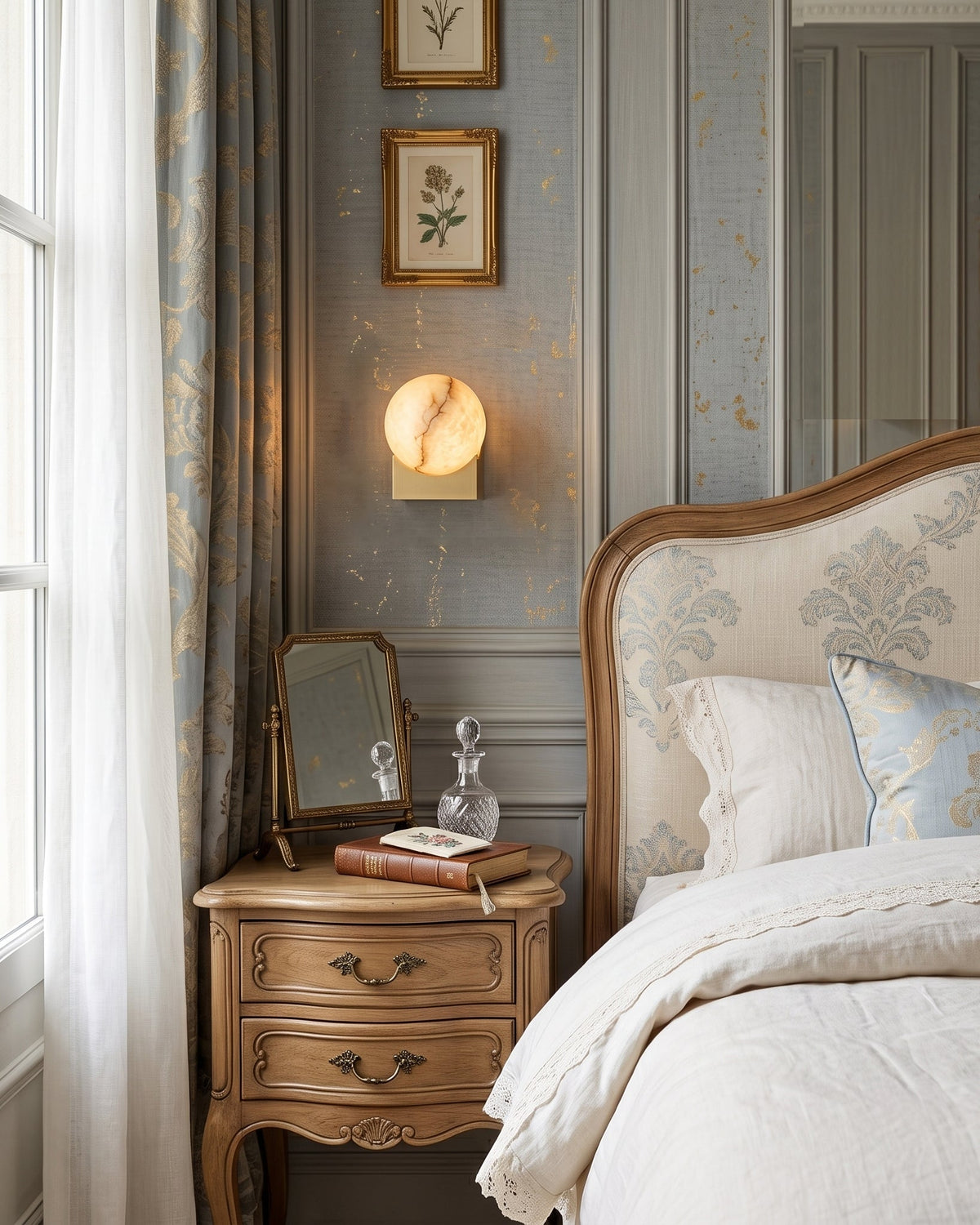 Solis Alabaster Wall Sconce — product view 6