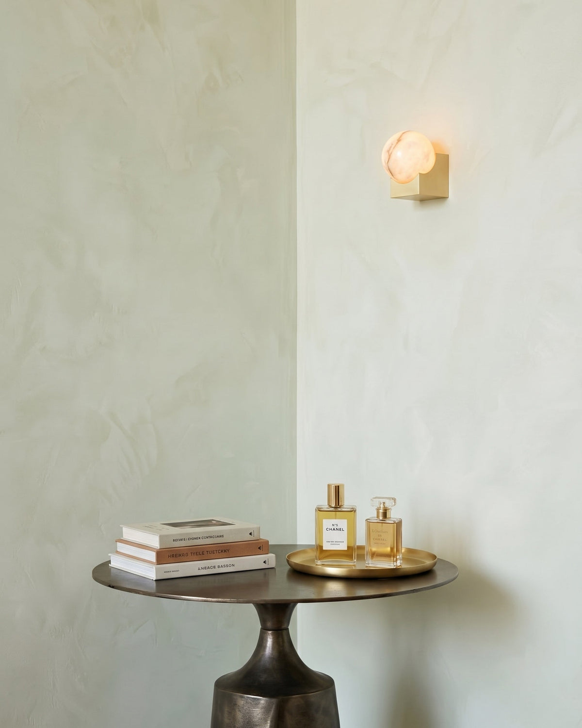 Solis Alabaster Wall Sconce — product view 3